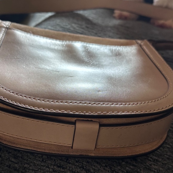 Michael Kors Crossbody Dunn Suede Saddle bag - Picture 2 of 13